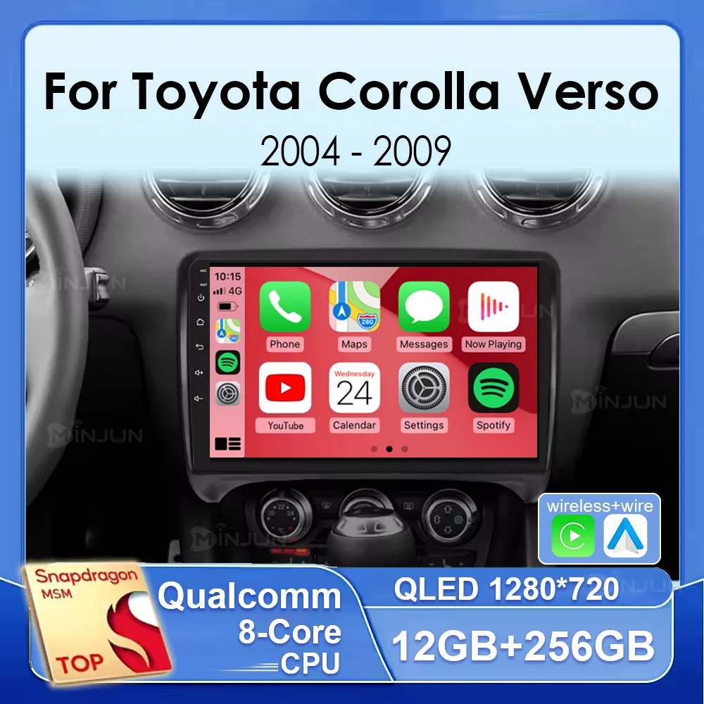 

Android 14 Car Radio For Audi TT 2 8J 2006-2014 Multimedia video Player Navigation GPS 2 Din Carplay Stereo DVD Speaker Infinite