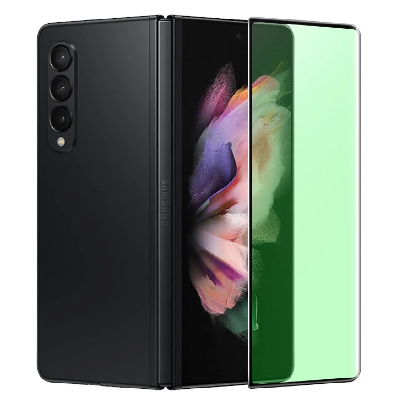 الزجاج المقسى لسامسونج غالاكسي Z أضعاف 6 5 4 3 فيلم الخصوصية الضوء الأرجواني حامي الشاشة طبقة رقيقة واقية ل Z Fold5 Fold6