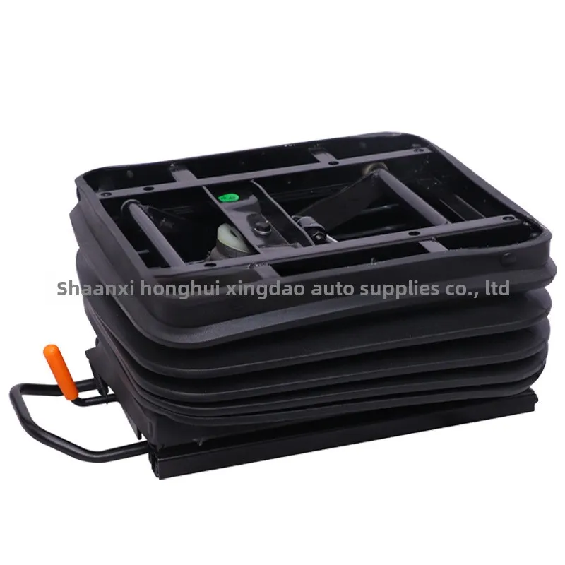 , shock absorber base Agricultural vehicle air source with slide rail front and rear moving air shock absorber base