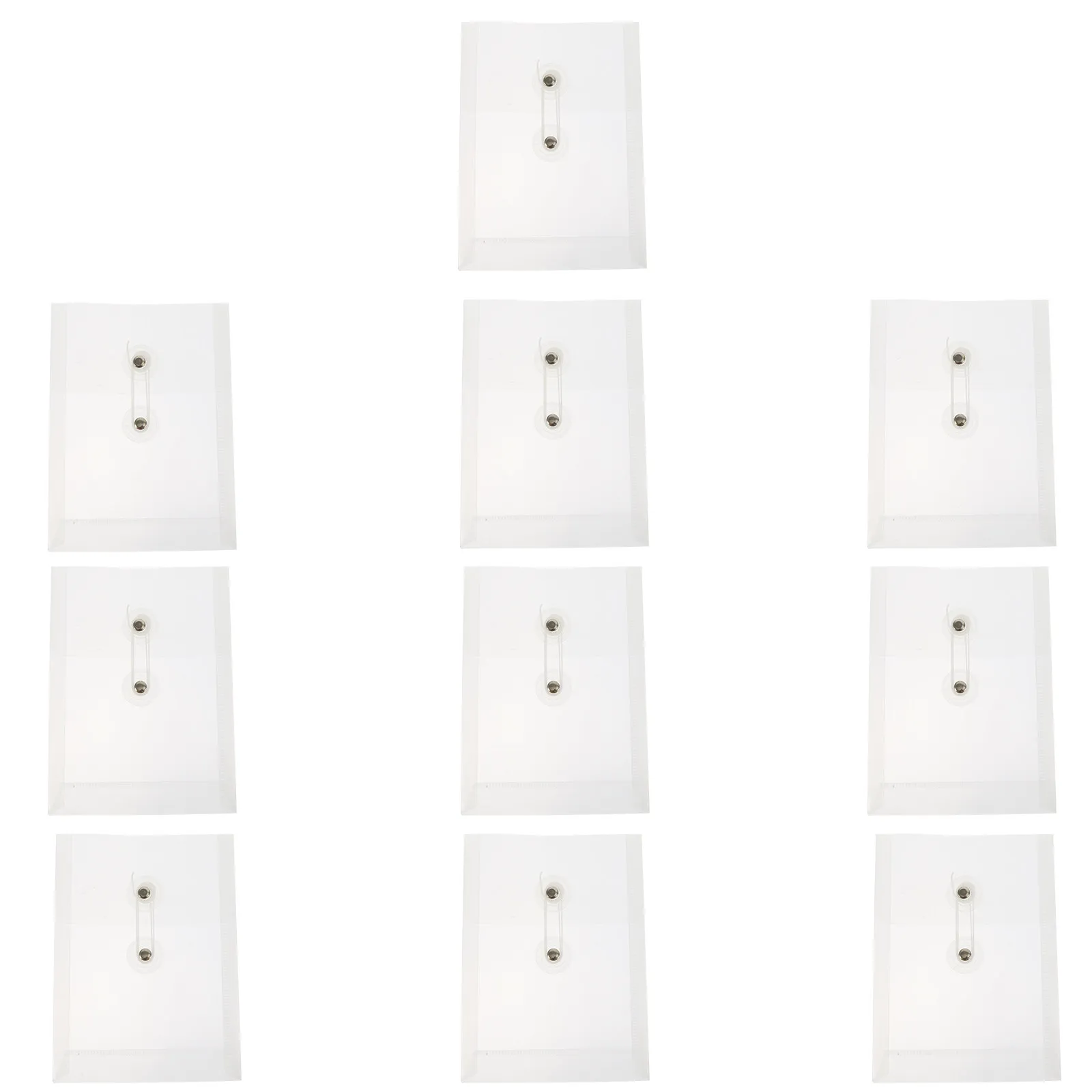 

10Pcs Portable File Organizers Waterproof Mini Document Folders for Home Office School Use Stationery Bag File Organizers