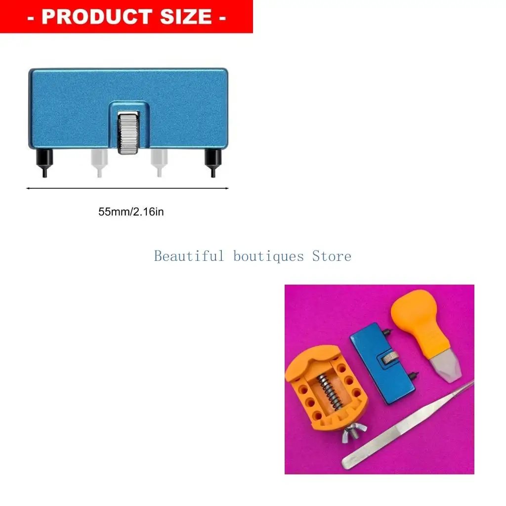 U4LF Multipurpose 4 Piece Watch Fixing Tool High Grades Steel Long Time Watch Tool