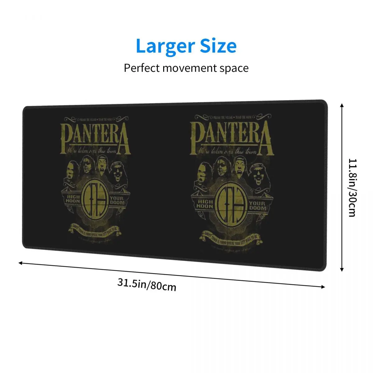 Large Mouse Pad US Pantera Band Dimebag Darrell Poster Gamer PC Laptop Mats Keyboard Carpet Computer Gaming Desk Mat