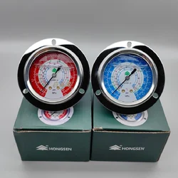 Hongsen HS-OG-3.8H HS-OG-1.8L Oil Charging Pressure Gauge Ice Cabinet Air Conditioning Refrigeration Equipment 0.1--3.8MPa