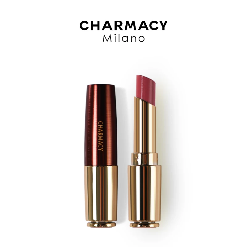 CHARMACY New Nude Lipsticks Moisturizing 8 Color Smooth Lip Stick Glossy Natural Lip Cream Longstay LIp Makeup Beauty Cosmetic