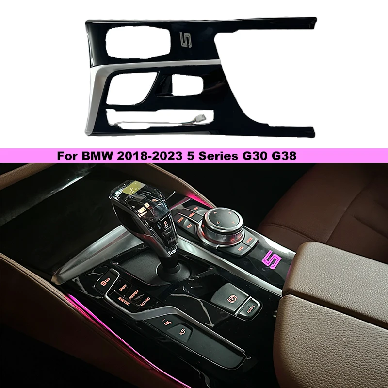 Center Console Saddle atmosphere Light For BMW5 series G30 G38 2018-2023 Ambient Light Interior Mouldings Decorative Strips