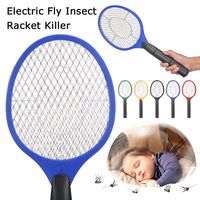 Electric Fly Insect Bug Zapper Bat Handheld Insect Fly Swatter Racket Portable Mosquitos Killer Pest Control For Bedroom Insects
