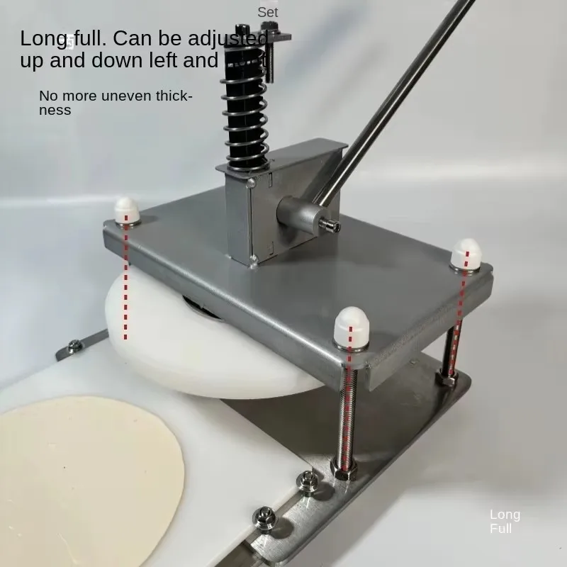 New 16cm Commercial Manual Operation Flour Pancake Press Tool Arabian Flatbread Naan Tortilla Pizza Press Machine