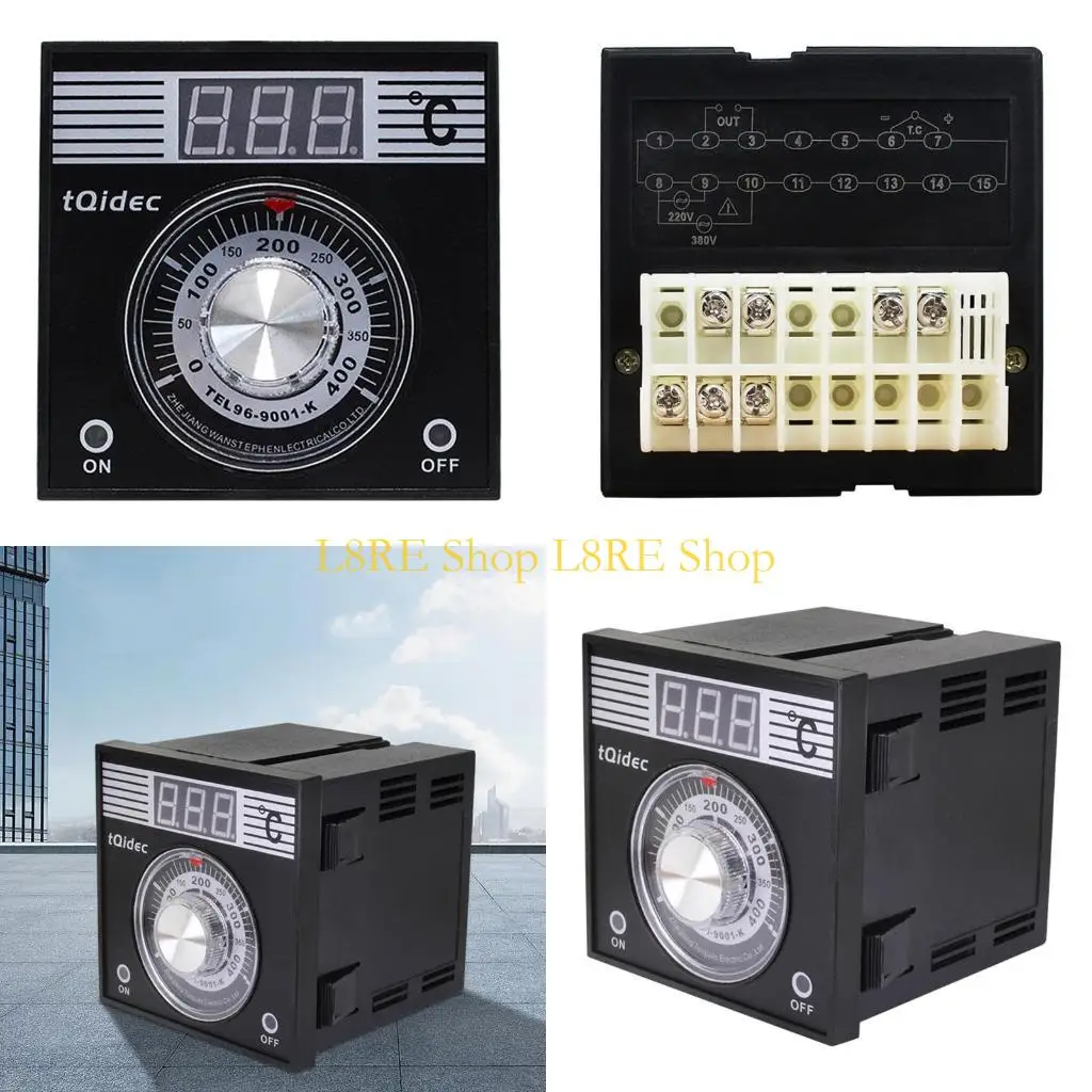 

L8RE PID-контроллер Универсальный термостат 0-400 ° C Управление нагревательным охлаждением