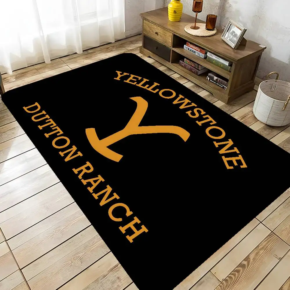 Y-Yellowstone American TV Series Kitchen Mat Cheaper Anti-slip Modern Living Room Balcony Printed Modern Home Decor