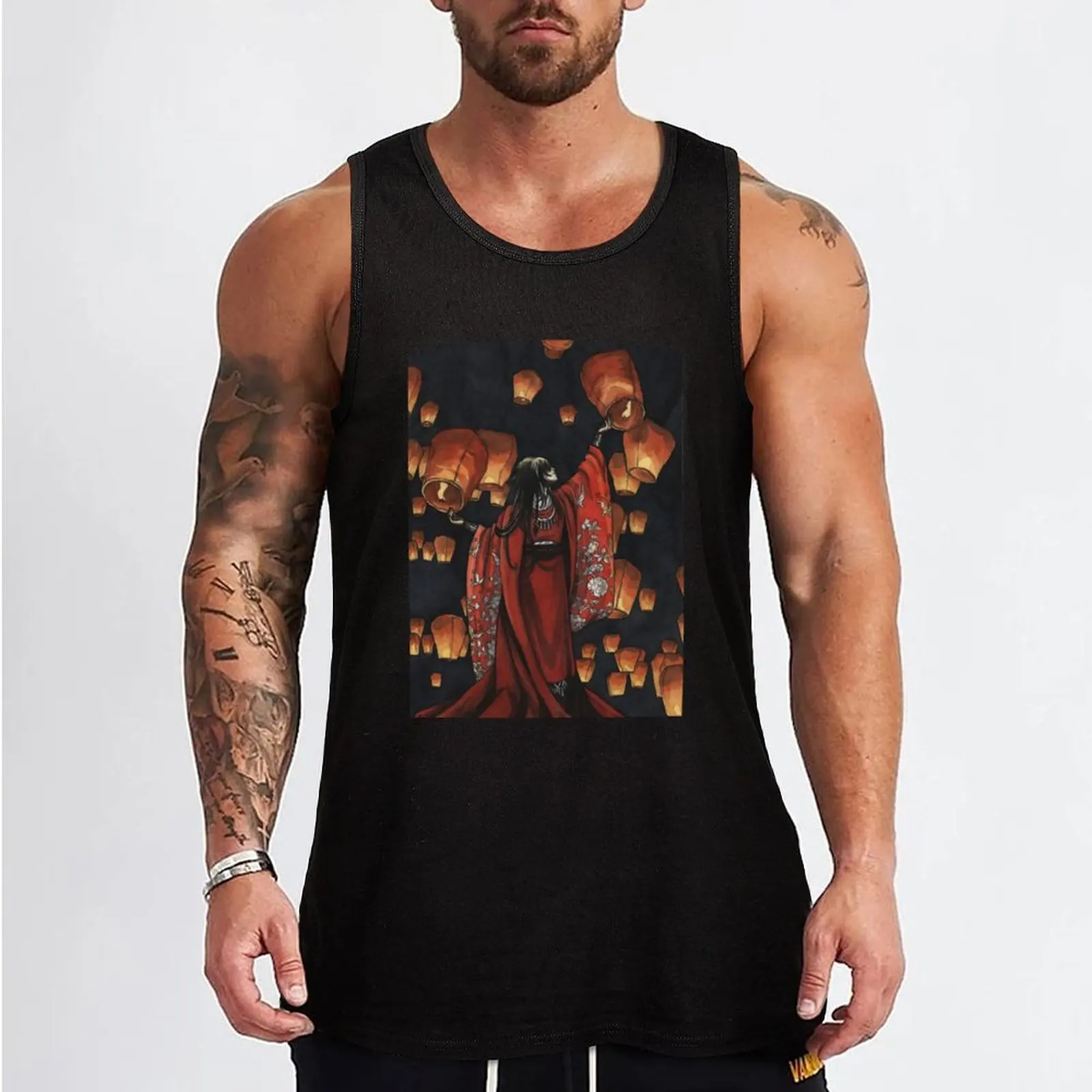 3000 Lanterns Tank Top Men's clothing sleeveless vests