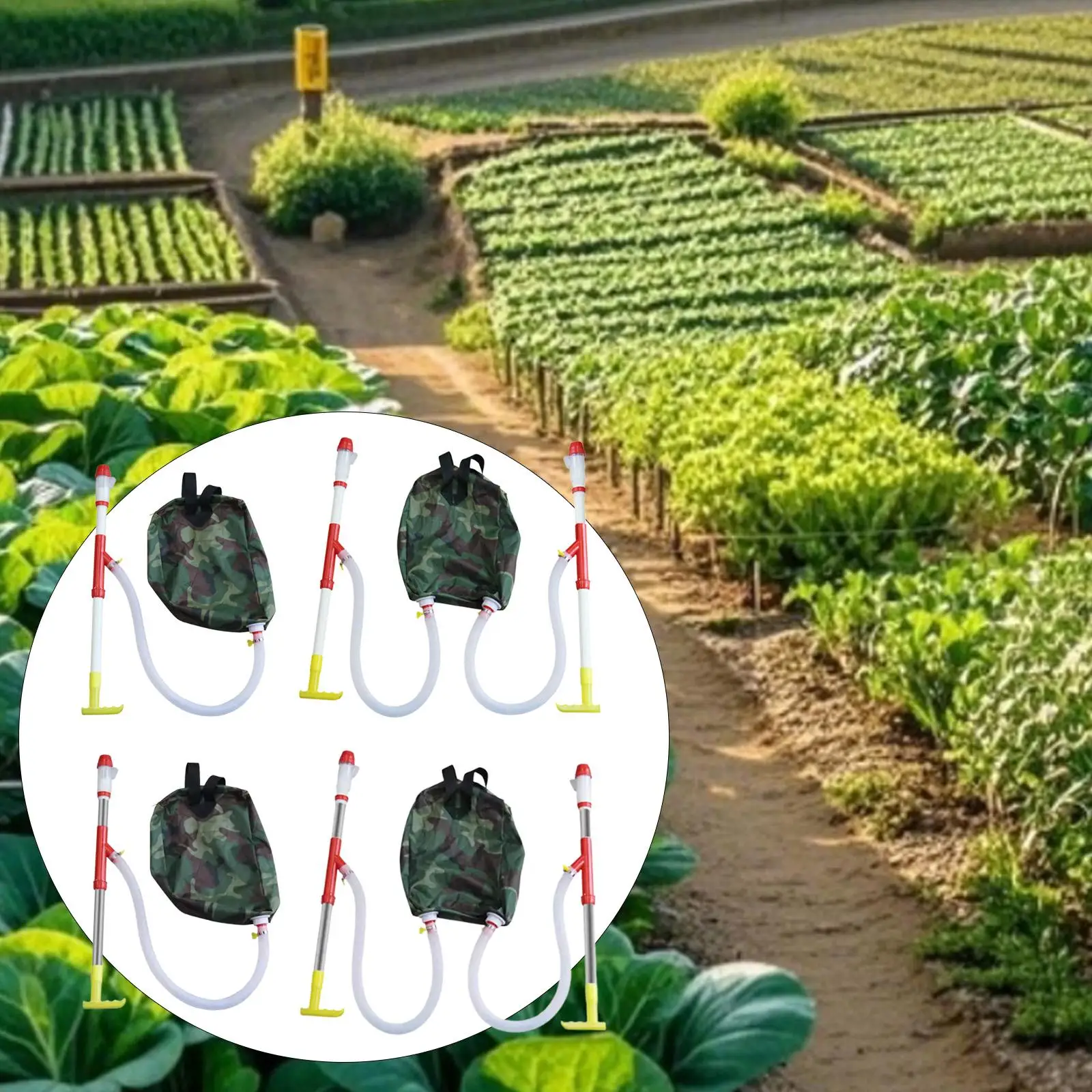 

Granular Fertilizer Spreader Easy to Use Labor Saving Manual Fertilizer Applicator for Turf Gardening Lawn Corn Topdressing Farm