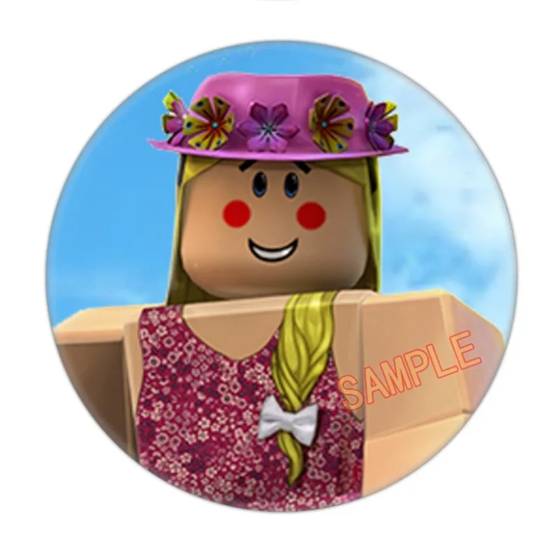 ROBLOX Game Themed 12 Stück Brosche aus Weißblech für Kleidung und Tasche, Abzeichen für Kindergeburtstag, Partyzubehör, Geschenke für Freunde