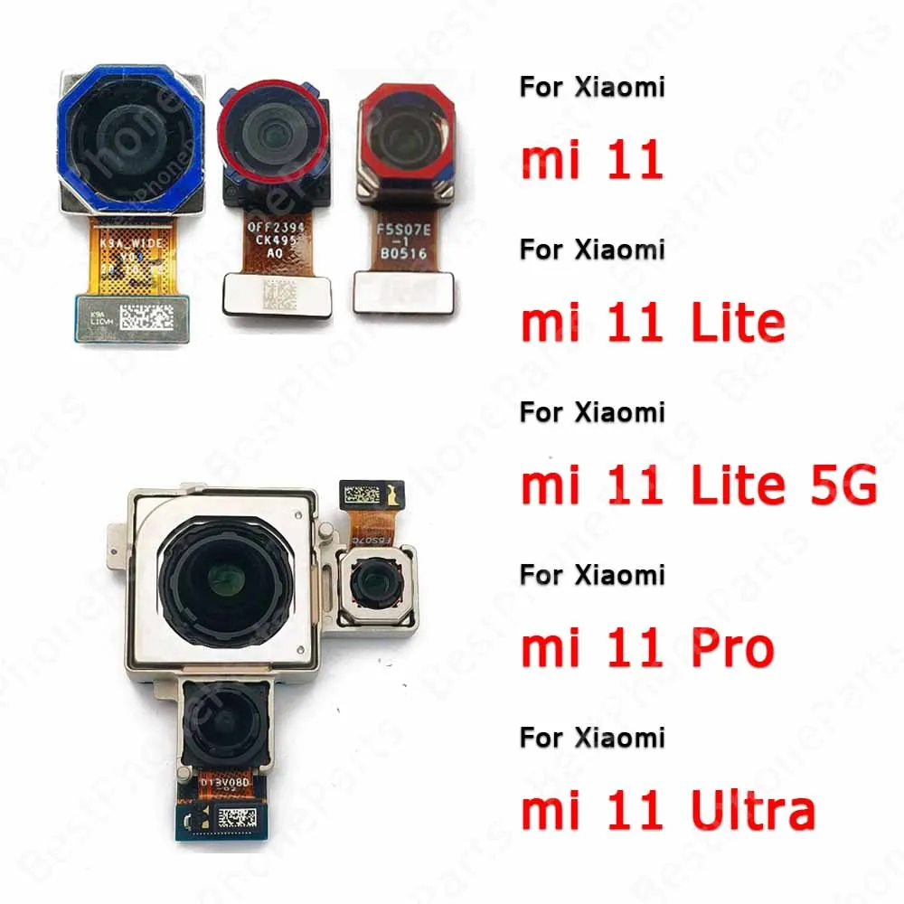 Rear Camera For Xiaomi Mi 11T Pro 11 Ultra Mi11 Lite 5G Back Camera Module Flex Backside View Replacement Spare Parts