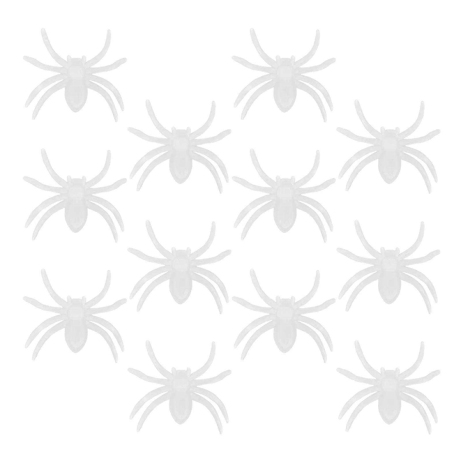 

12Pcs Glow in The Dark Realistic Plastic Spiders Miniature Halloween Spider Decorations Party Props Outdoor Indoor Spider