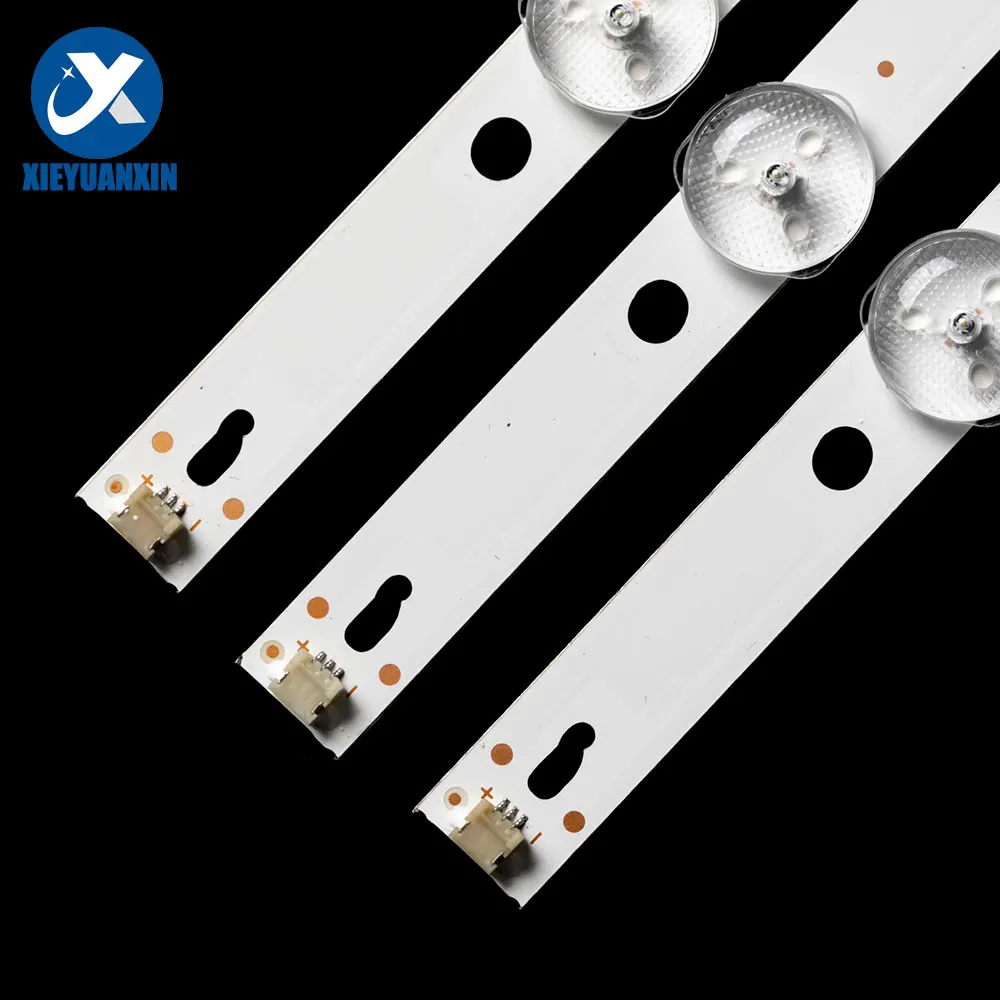 Strip Lampu Latar Tv Led untuk Philips 398Mm 43 Inci 43PFT4002 43DL4012N 43HFF5952 L43E6800 K430WDK3 K430WDC1 A14708-K43WDC-A3113N11