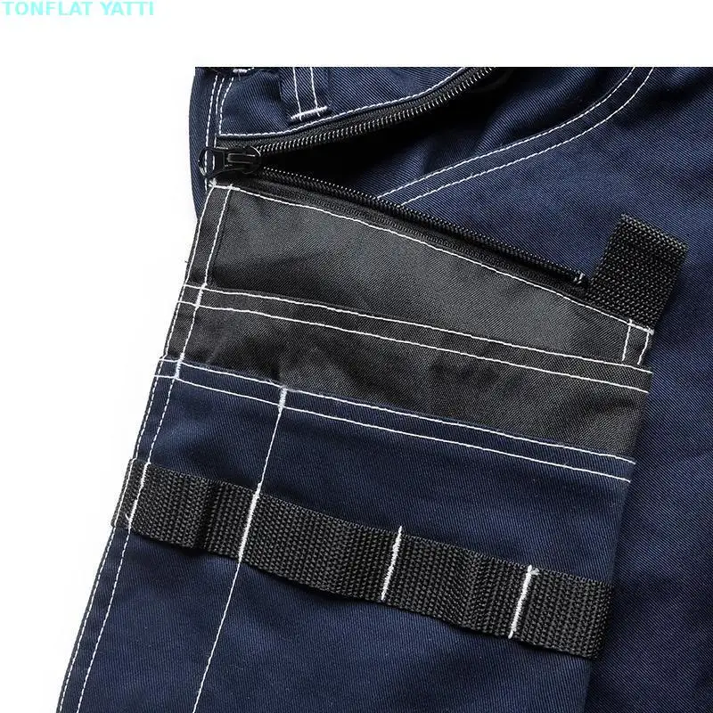 Nuovo uniforme generale da uomo Carperner 100% cotone durevole multi tasche pantaloni da lavoro con ginocchiere in Eva pantaloni da lavoro abbigliamento da lavoro