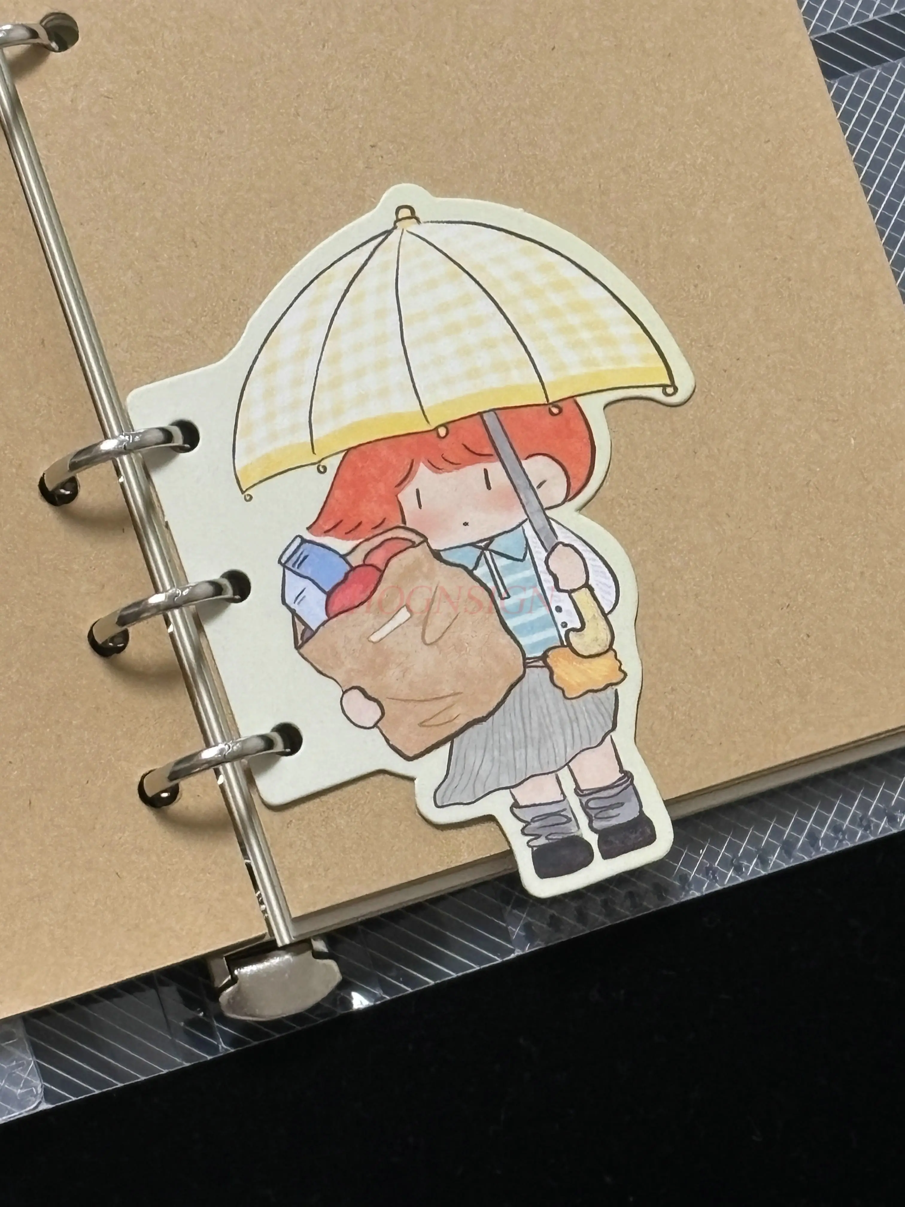 1pcs Handbooks with irregular separators