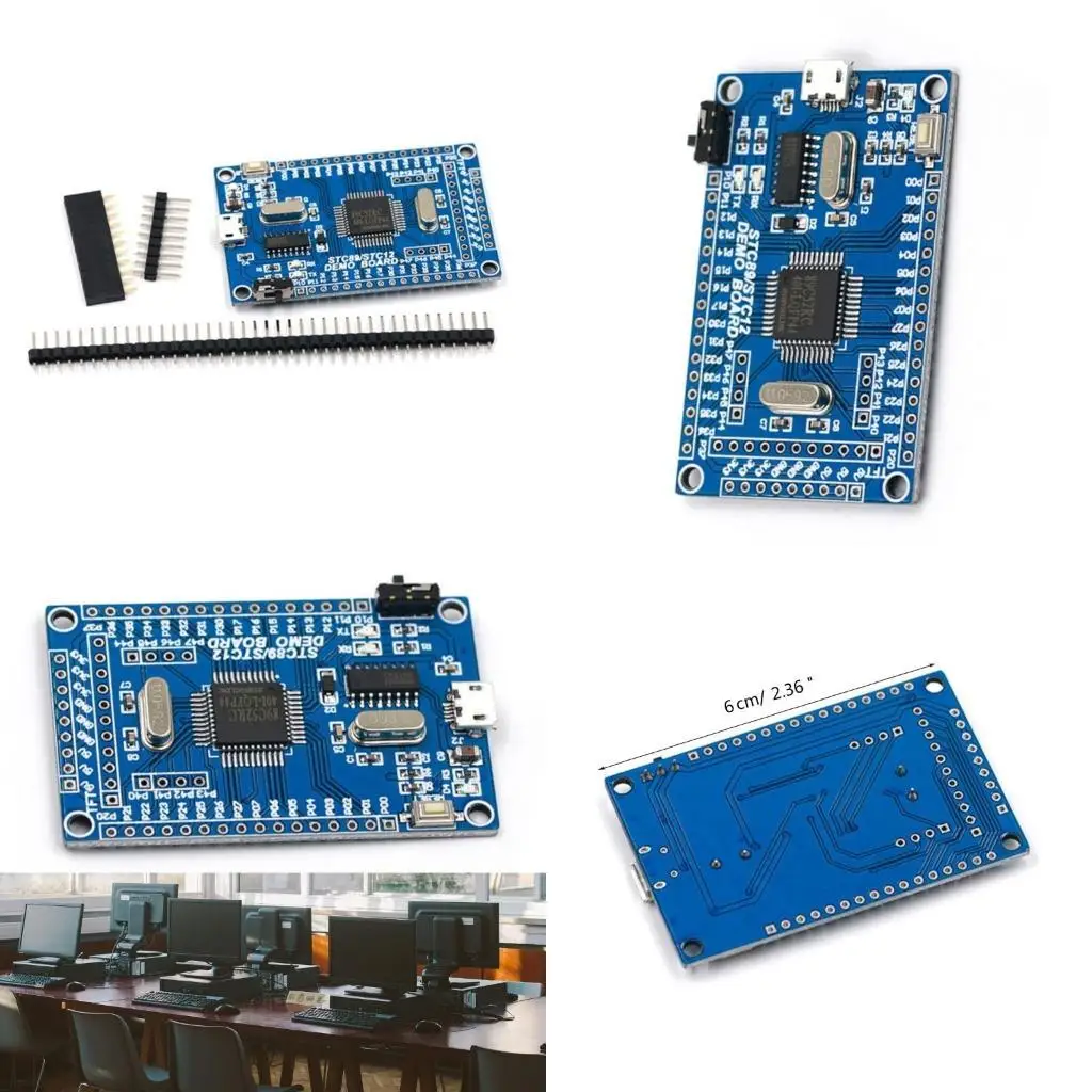 

Y1UB STC89C52 STC51 STC89 51 SCM Board Одноши минимальная система разработки системы STC89C52RC