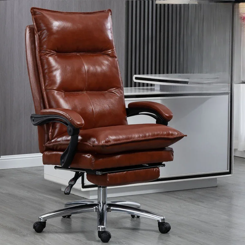 

Office Chair With Leg Rest Comfortable Work Design Saddle Anime Gamer Posture Correction Desk Dining Pc Recliner Footrest Chairs