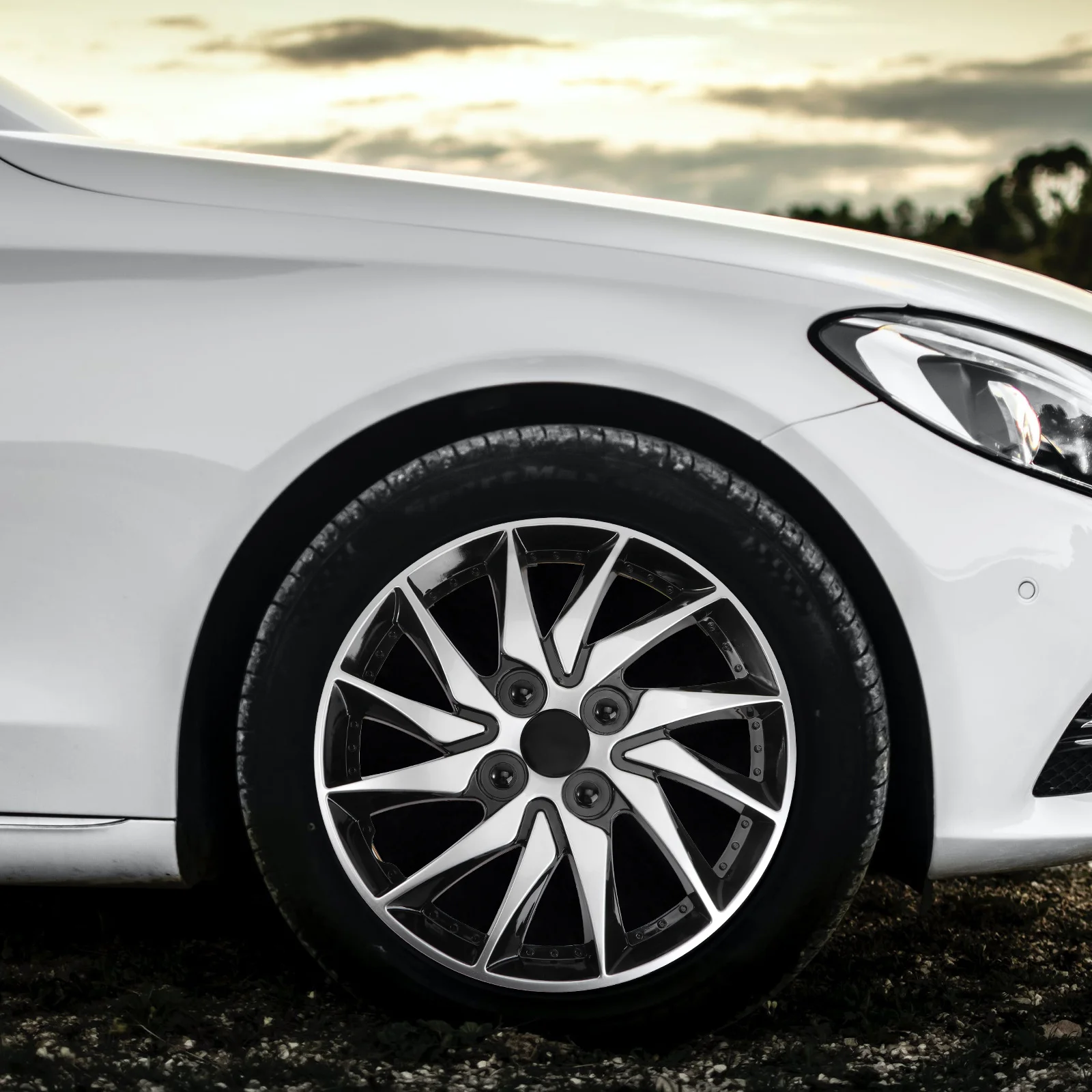 

2Pcs Wheel Center Caps Auto Rim Covers Car Wheel Center Hub Caps Durable ABS Material Easy Installation DIY Auto Rim Covers