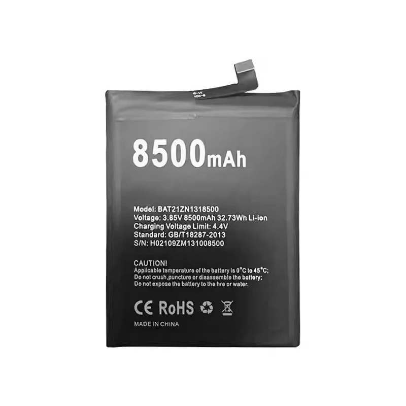 New 3.85V 8500mAh BAT21ZN1318500 High Quality Battery for DOOGEE S86 S86 Pro Mobile Phone Battery