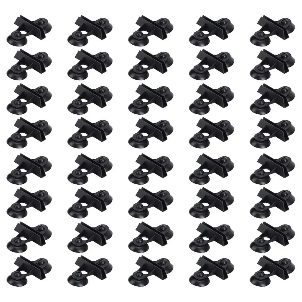 40PCS Aquarium Divider Clips - Suction Cup Separators for Fish Tank, PVC Support Board