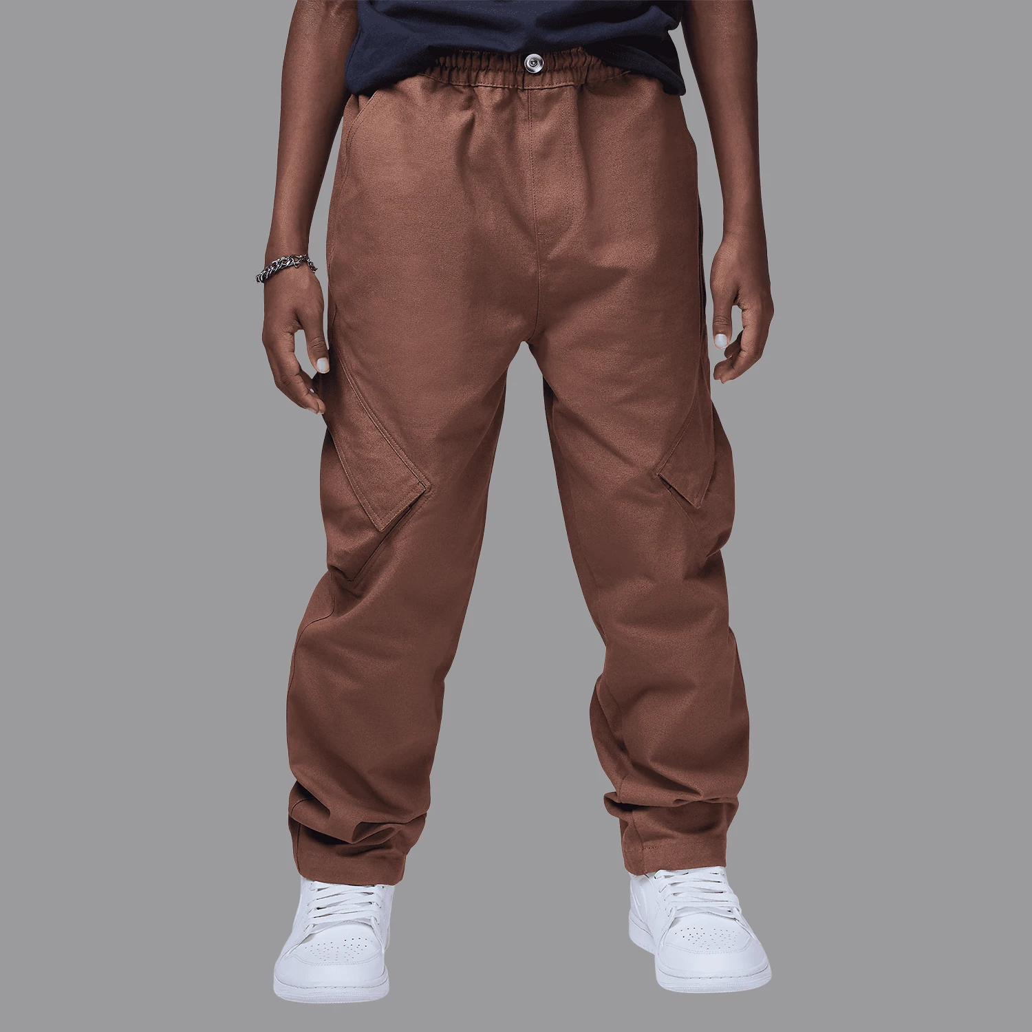 

Nike Authentic Jordan Big Kids Retro Casual Outdoor Cuffed Long Pants HQ7159-258