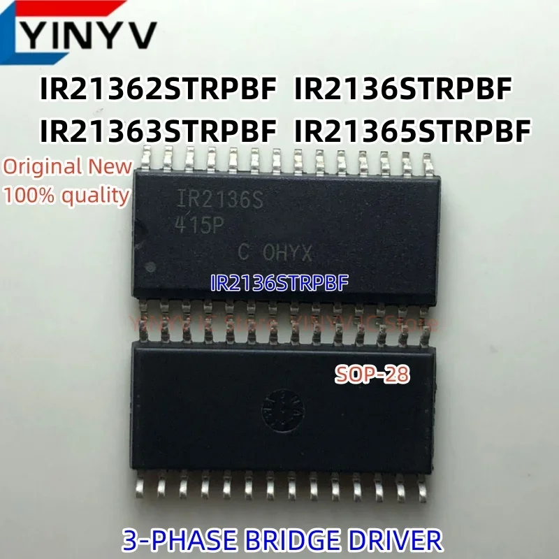 10Pcs IR2136STRPBF IR2136S IR2136SPBF IR21362STRPBF IR21362S IR21363STRPBF IR21363S IR21363SPBF IR21365STRPBF IR21365S SOP28 New