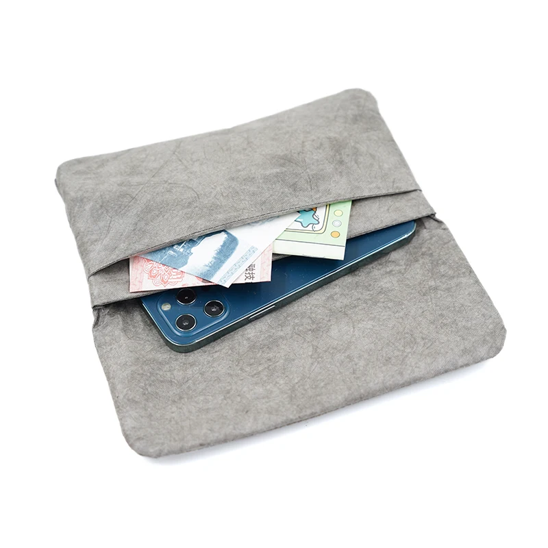 Universal Paper Material Phone Bag Pocket Wallet Pouch Case For iPhone 13 Pro Max  For iPhone 15 16 Pro Max Plus For Note 20 S21