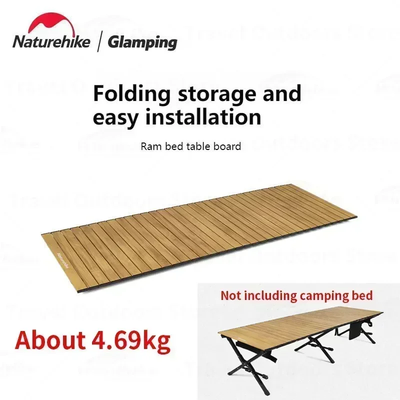 Naturehike For Nh19X003 Camp Bed Table Board Aluminium Alloy Portable Picnic Folding Camping Table Outdoor Equipment Accessories