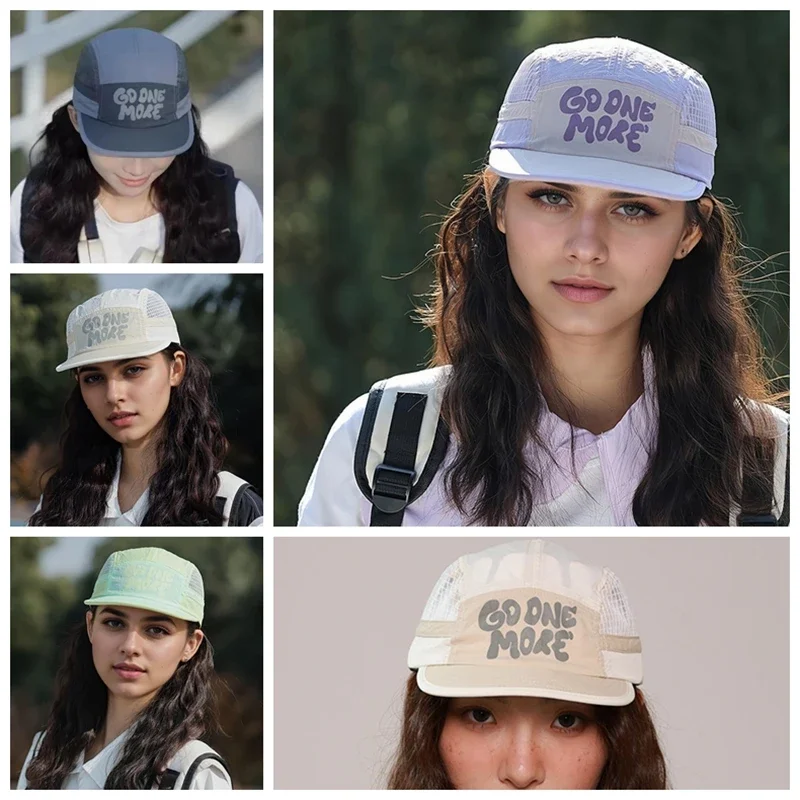 

Быстросохнущие кепки для бега, летняя дышащая бейсбольная кепка, спортивные кепки на открытом воздухе, женская модная повседневная кепка в стиле хип-хоп