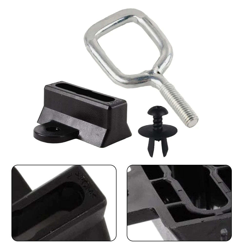 Hood Lock Front Hood Latch Replacement Hood Catch 3pcs Set OE 51237008756 Part 51237002012 Hood Latch Replacement