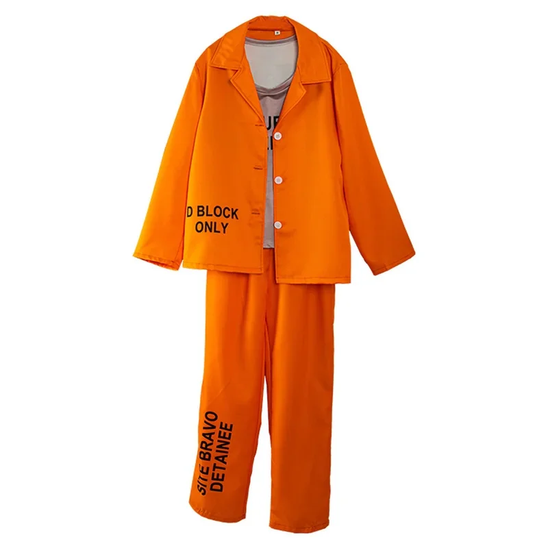 ผู้ใหญ่สีส้มนักโทษชุดฆ่าตัวตาย Harley คอสเพลย์ Joker Clown เครื่องแต่งกาย Quinn ฮาโลวีน Carnival ชุด Custom Made