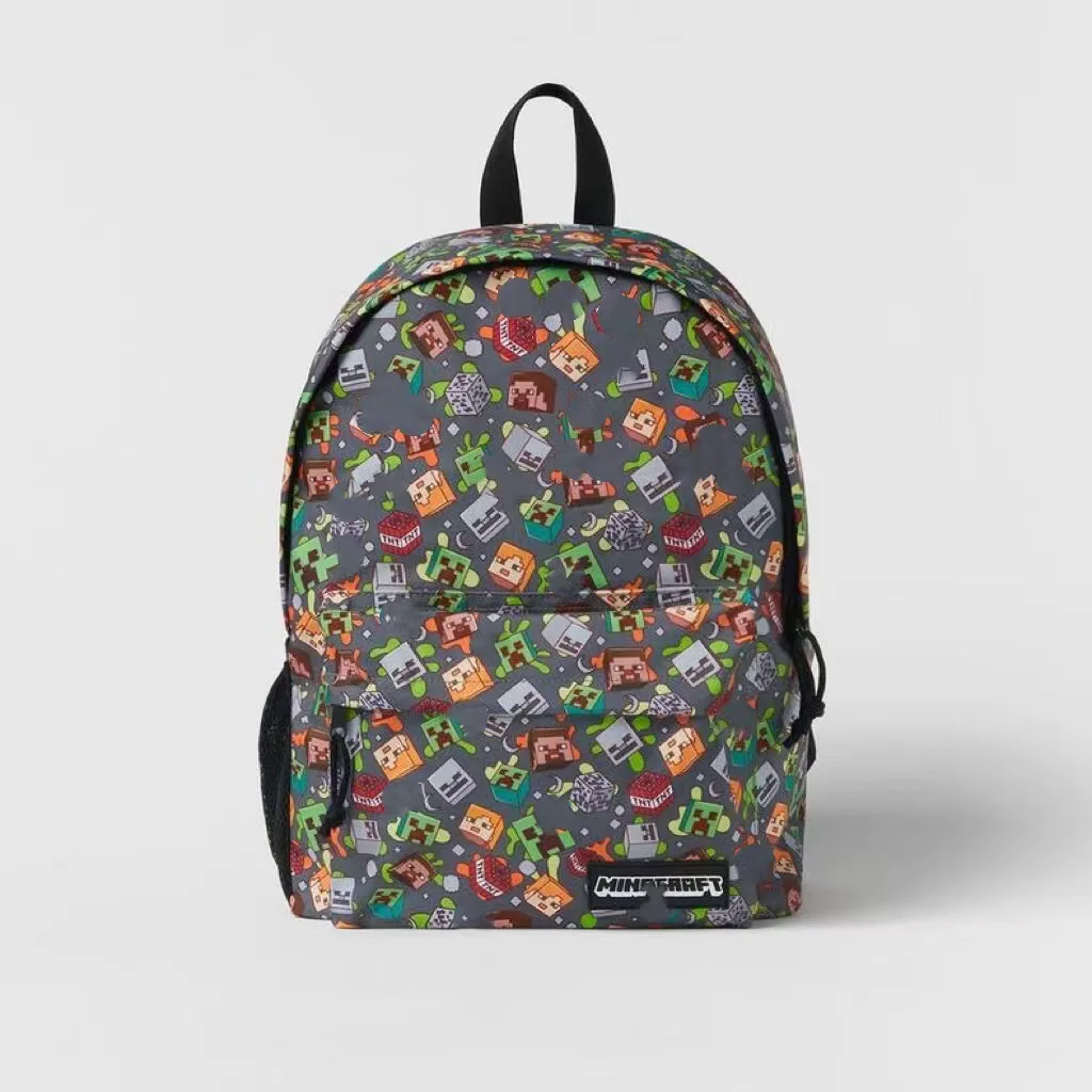 Sac à dos imprimé dessin animé pour enfants, cartable d'école de maternelle, Double sac à bandoulière de grande capacité, sacs pour enfants