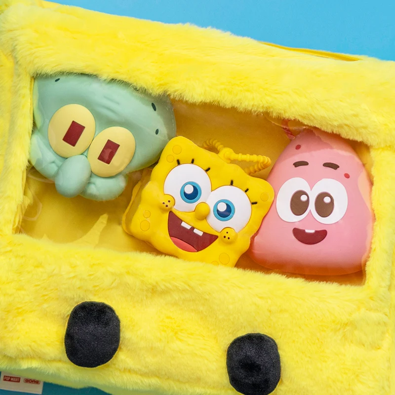 حقيبة تخزين سفلية من POP MART SpongeBob SquarePants-Bikini-SpongeBob Ver./Patrick Star ver./Squidward ver.
