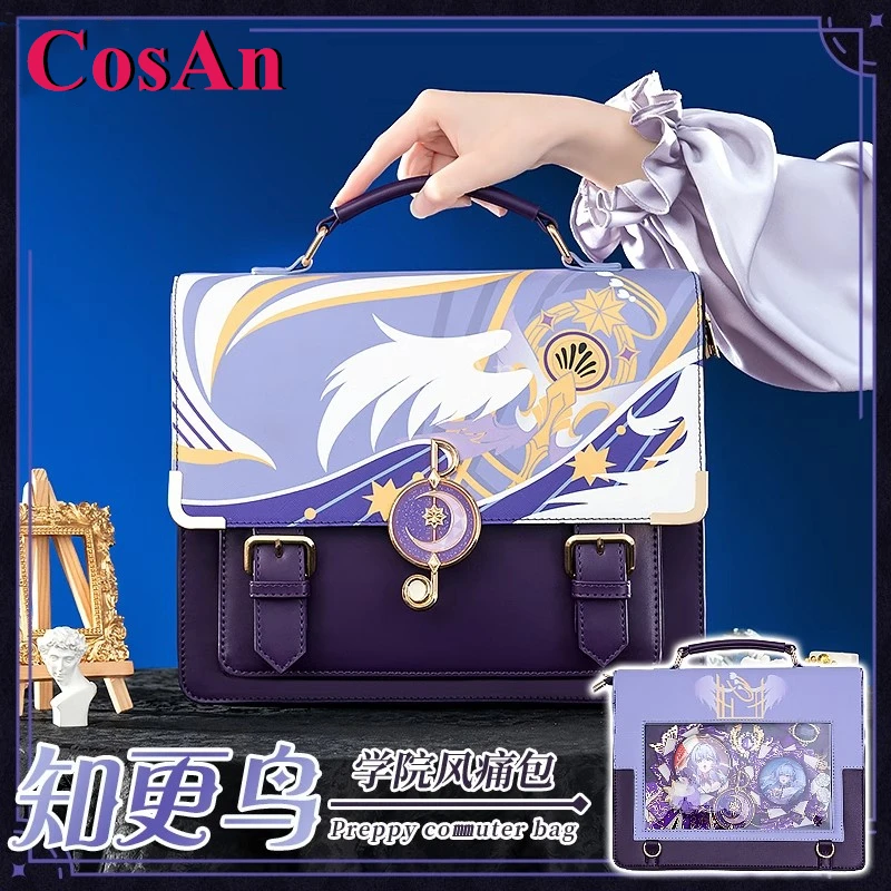 

CosAn Game Honkai: Star Rail Robin Cosplay Theme Impression Pack Daily Preppy Commuter Backpack Messenger Bag Lovely Itabag New