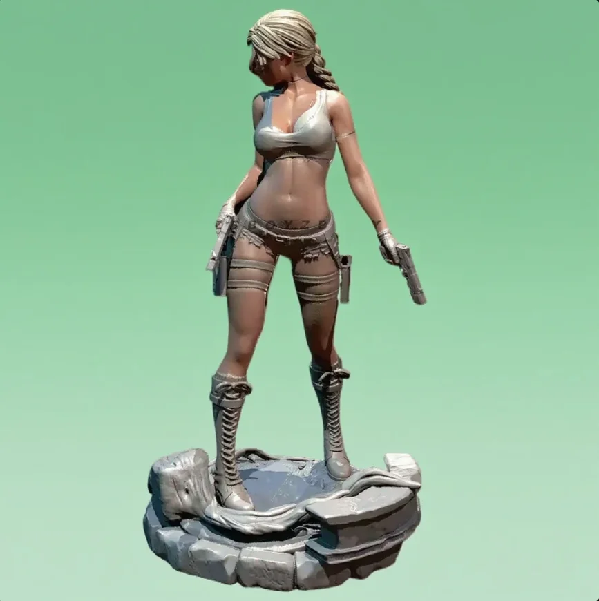 

50mm 75mm 85mm Resin model colorless and self-assembled（3D Printing ) TD-6235/3D