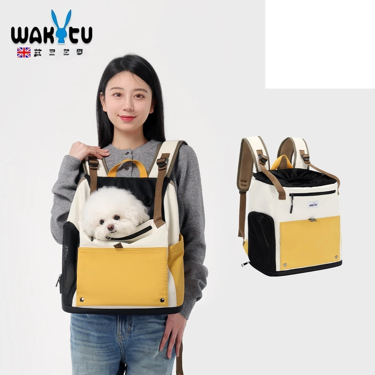 

Pet backpacks. Carrier for dogs and cats.Comfortable shoulder straps for the backpack. Soft sponge pads.Design suitable for pets
