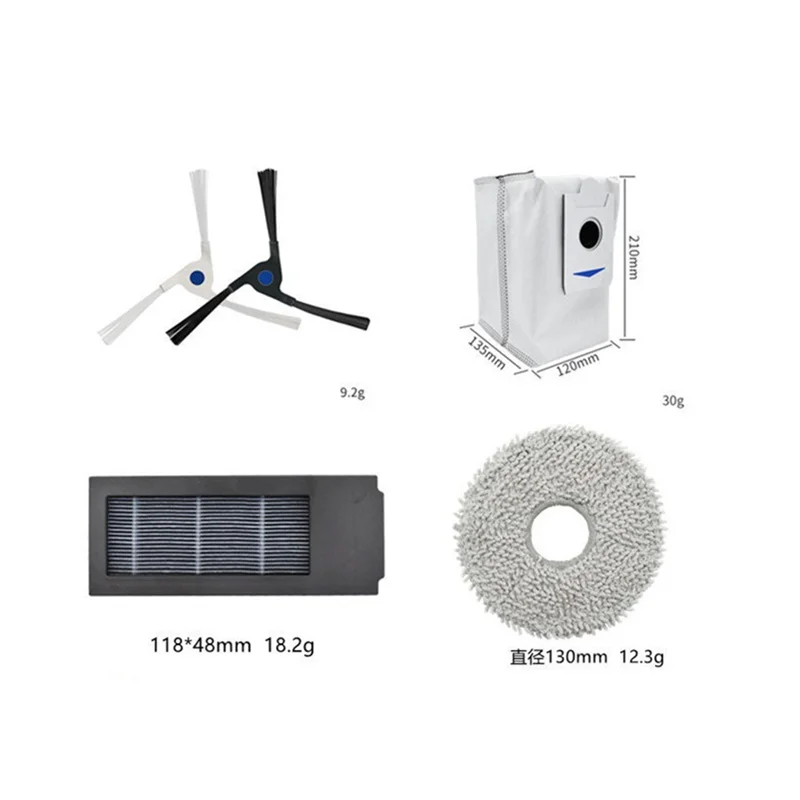 B07B-For Ecovacs X2/X2 Pro Robot Vacuum Cleaner Accessories Robot Vacuum Cleaner Accessories Robot Vacuum Cleaner Parts