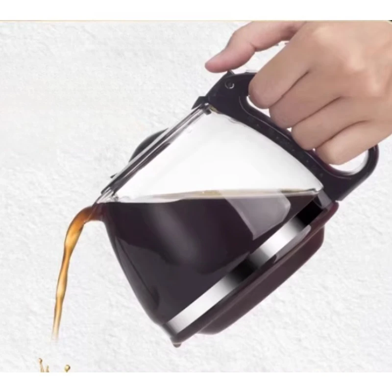 Applicable To Bear KFJ-403 American Coffee Machine Accessories 0.6 L Black Thickened Glass Pot Cup