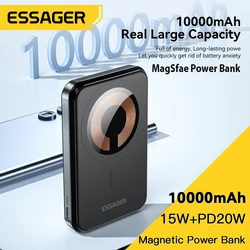 Essager-電話ホルダー付きミニ磁気充電器,20W,10000mAh,iPhone 14 13 12 pro max,安全