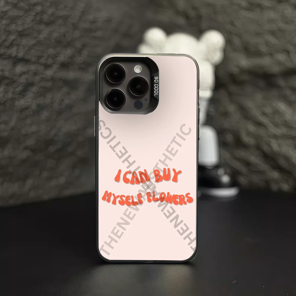 가수 M-마일리 C-사이러스 아름다운 아이폰 케이스 아이폰 12 11 13 14 15 16 17 맥스 프로 플러스 미니 보호용 IMD 컬러 케이스