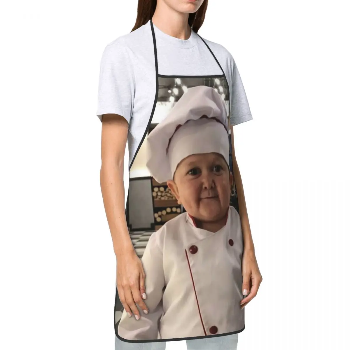 Custom Hasbulla Cooking Master Funny Aprons for Men Women Adult Unisex Kitchen Chef Bib Tablier Cuisine Cooking Baking Gardening