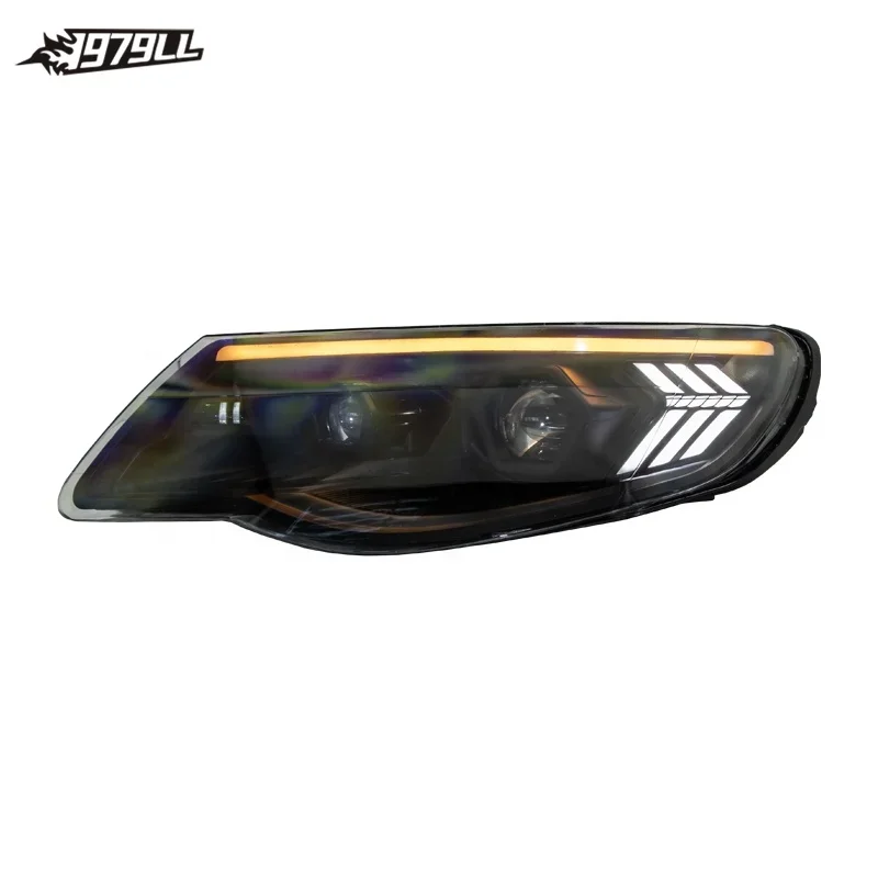 [1979ll] Car parts 2007 2008 2010 front headlamp upgrade to led headlights for vw volkswagen touareg