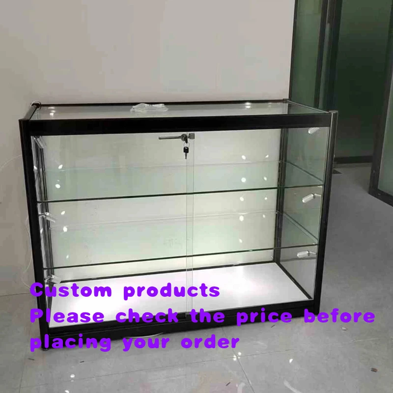 custom.Modern economic visual frame glass display cabinet4Feet6Feet retail display cabinet smoke shop display room