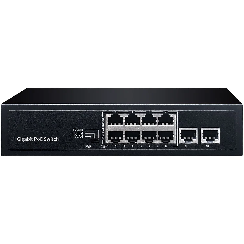 COMFAST Gigabit 10 port industrial Ethernet switch PoE switch intelligent network switch