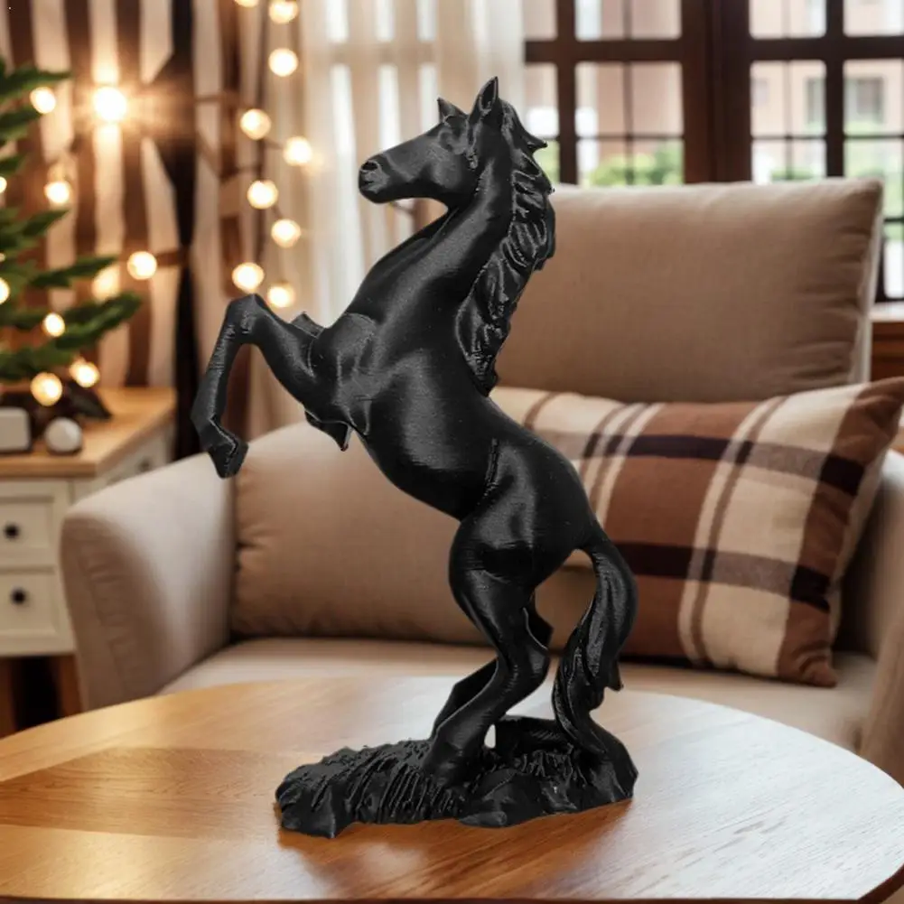 Nueva estatua de caballo impresa en 3D, escultura de Pegaso, adorno del año del caballo 2026, decoración de arte Animal moderno, símbolo de éxito para el hogar y la Oficina