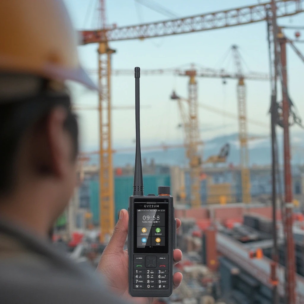 Zello QUANSHENG MAX 11 Sistema Android GPS ad alta tecnologia Walkie Talkie 4G POC + DMR + Gamma di frequenza 4G analogica Comunicazione digitale