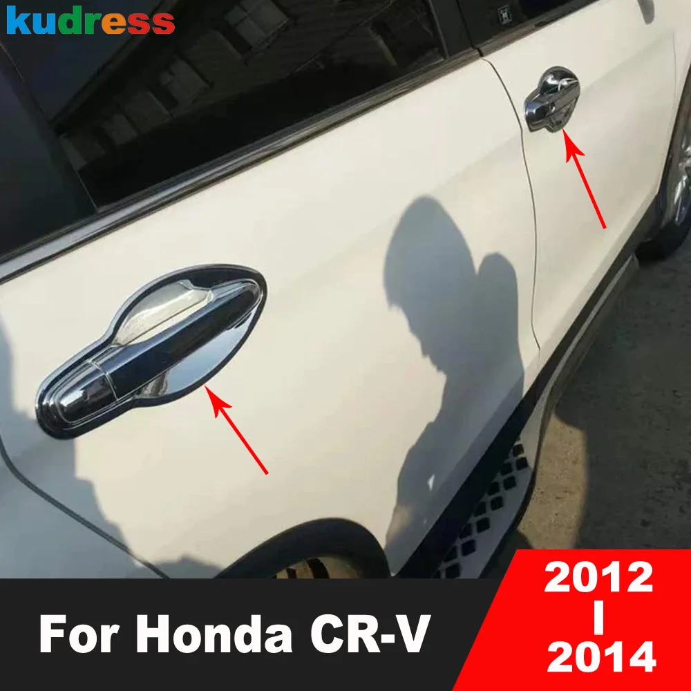 

Для Honda CRV CR-V 2012 2013 2014: хромированные накладки на ручки дверей (аксессуары)