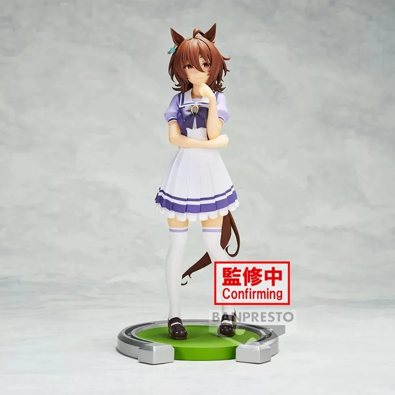 Original Bandai Uma Musume: Pretty Derby Manhattan Cafe Agnes Tachyon Collect Ornaments Figure Model Toys Birthday Gift 17cm